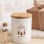 Newlyweds First Xmas Keepsake Gift Candle, thumbnail 1 of 10