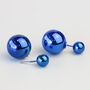 Colourful Ball Ear Jacket Stud Earrings, thumbnail 8 of 12