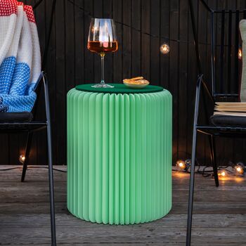 Vibrant Foldable Stool In Concertina Card With Felt Top, 8 of 11