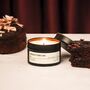 Chocolate Fudge Cake Scented Soy Candle | Chocolate Gifts, thumbnail 2 of 2