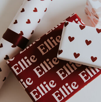 Mother's Day Retro Type Personalised Wrapping Paper, 2 of 2