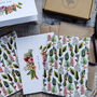 Set Of Eight Tropical Watercolour Thank You Cards, thumbnail 1 of 8