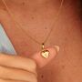 18ct Gold Heart Charm Necklace, thumbnail 1 of 6