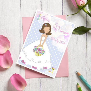 Personalised First Holy Communion Card, 2 of 10