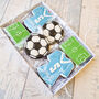 Football Biscuits Gift Box, Personalised Birthday Gift, thumbnail 7 of 12