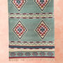 Soft Blue Hand Woven Wool/Cotton Kilim Rug, thumbnail 3 of 5