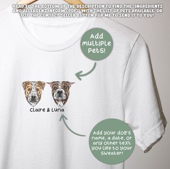 Custom Dog Portrait T Shirt For Afghan Hound Owner, 7 of 10