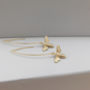 Gold Plated Bee Earrings, thumbnail 3 of 6