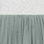 Classic Sage Green Bohemian Flower Girl Dress, thumbnail 7 of 8