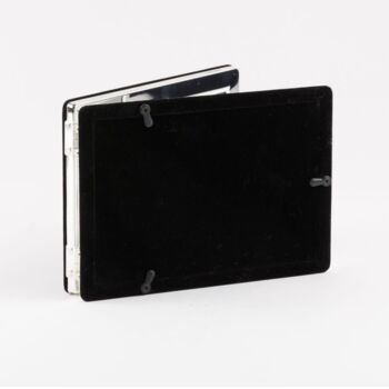 Personalised Silver Plated Landscape Double Photo Frame, 6 of 7