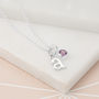 Sterling Silver Letter Charm Necklace, thumbnail 4 of 8