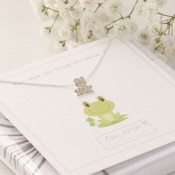 Lucky Frog Sterling Silver Necklace, 4 of 10