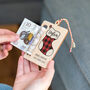 Personalised Christmas Stocking Money Gift Holder, thumbnail 4 of 5