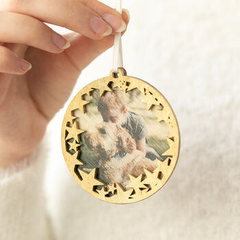 Personalised Photo Christmas Memory Bauble, 3 of 6