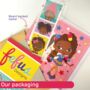 Four Brown And Black Girls Bookmark, thumbnail 4 of 4