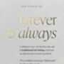 Personalised Couples 'Forever And Always' Memory Book, thumbnail 7 of 10