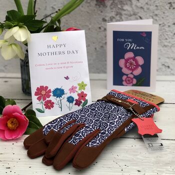 Gardening Gloves And Flower Garden Seed Kit To Sow Now, 2 of 10