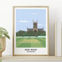 Any County Cricket Ground Illustrated Art Print, thumbnail 1 of 12