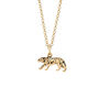Tiger Charm Necklace, Sterling Silver Or Gold Plated, thumbnail 9 of 10