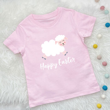 Little Lamb Kids/Baby Easter T Shirt, 2 of 3