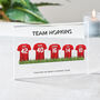 Personalised Family Name Football Shirt Plaque, thumbnail 4 of 10