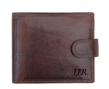 Personalised Vegetable Tanned Leather Wallet Rfid, 5 of 11