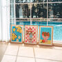 Mediterranean Clementine Wall Art | Hand Painted Fruit Print, thumbnail 5 of 12