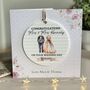 Wedding Personalised Detachable Keepsake Card, thumbnail 2 of 2