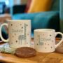 Personalised Daddy And Me Giraffe Matching Mugs, thumbnail 3 of 4