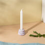 Triple O Candleholder: Marble Red And Blue, thumbnail 1 of 5