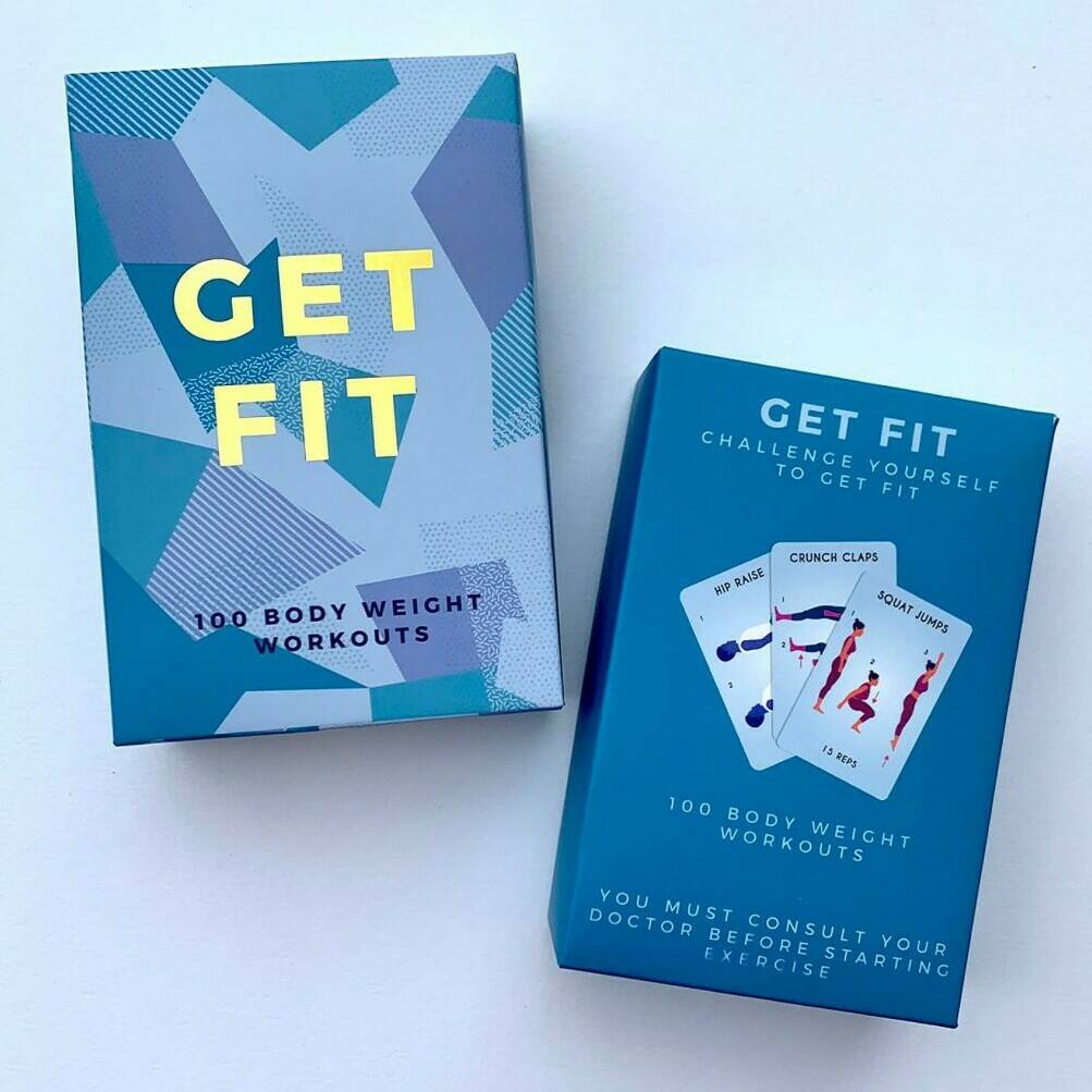 100 'Ways To Get Fit' Cards By Nest | notonthehighstreet.com