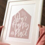Personalised Our Happy Place New Home Family Print, thumbnail 1 of 5