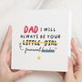 Personalised Funny Dad Birthday Card From Daughter, thumbnail 1 of 7