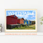Personalised Whitstable Vintage Style Travel Poster, thumbnail 8 of 9