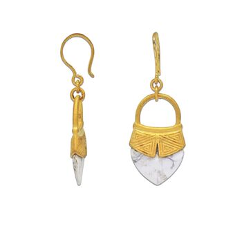 Spirit Of Harmony Earrings Gold, 5 of 9