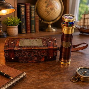 Handmade Liquid Kaleidoscope With Wooden Box Or Leather Case, 8 of 12