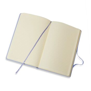 Personalised Moleskine Classic Notebook – Hydrangea Blue Large, 5 of 8