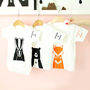 Personalised Animal Daddy And Me Top, thumbnail 1 of 7