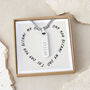 Special Date Personalised Pendant For Dad, thumbnail 1 of 10