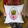 Personalised October Birthday Birth Flower Cushion Gift, thumbnail 5 of 11