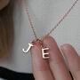 Rose Gold Vermeil Personalised Initial Necklace, thumbnail 1 of 5