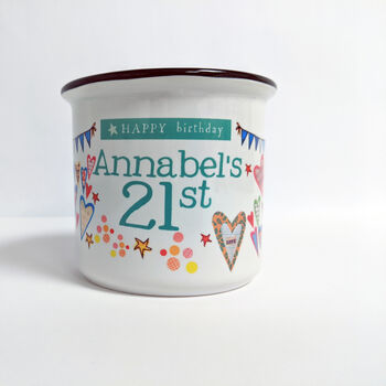 Personalised Female Milestone Birthday Mug, 5 of 12