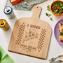 Personalised Five Year Wooden Anniversary Pizza Peel/Paddle, thumbnail 1 of 3