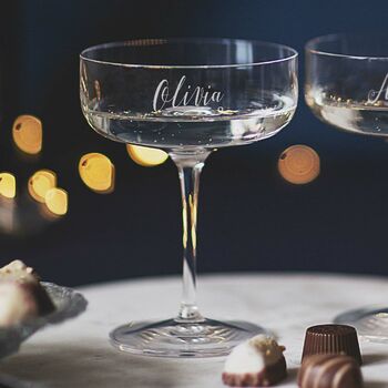 Personalised Champagne Coupe Set, 2 of 2