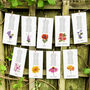Colourful Flowers Table Plan Cards, thumbnail 2 of 5