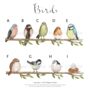 Personalised Illustrated Family Bird Art Print, thumbnail 2 of 8