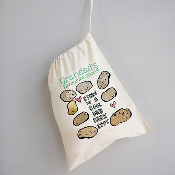 Personalised Reusable Cotton Produce Bag, 4 of 10