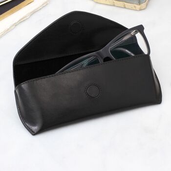Personalised Luxury Leather Glasses Case, 2 of 4
