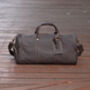 Leather Boot Gym Weekend Bag, thumbnail 1 of 12
