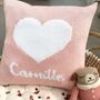 Personalised Knitted Heart Cushion, thumbnail 1 of 5